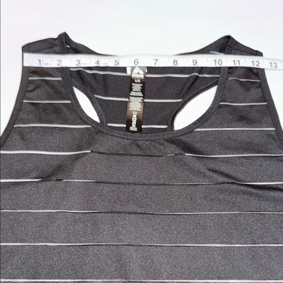 Women’s RBX Racerback Tank Top Black Horizontal Mesh Design Airy Women's Size L - Picture 5 of 7